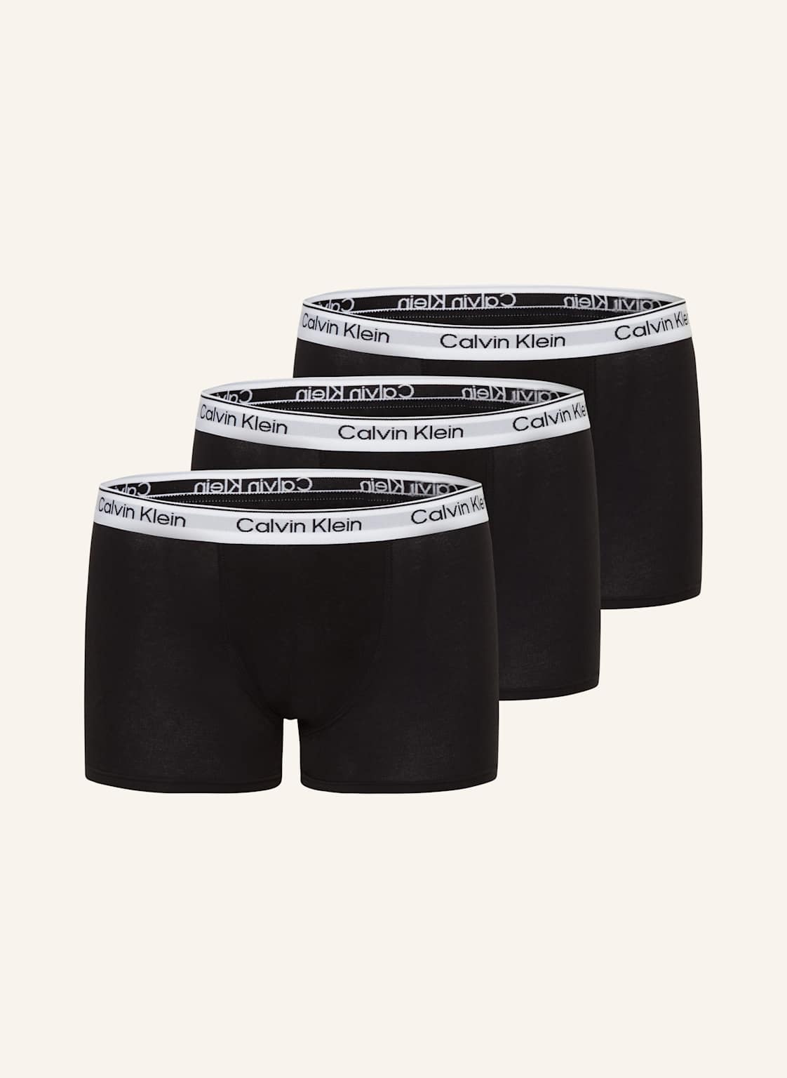 Calvin Klein Bokserki, 3 Szt. schwarz