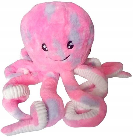 Maskotka Ośmiornica Różowo-Fioletowa - 60/30cm