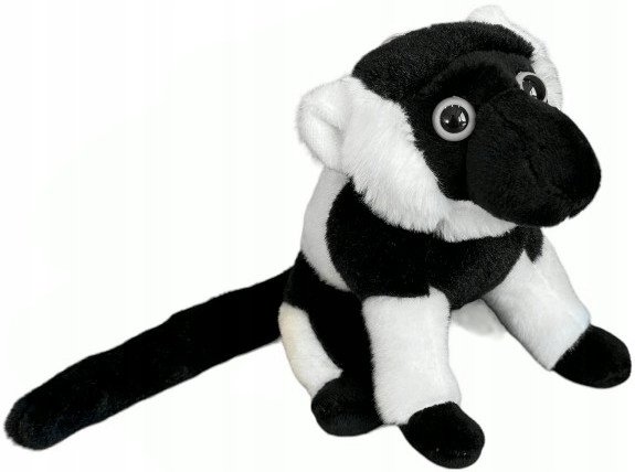 Maskotka Lemur Vari Czarno-Biały DUBI - 14cm