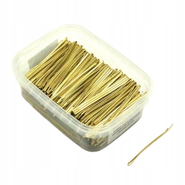 Wsuwki IZA proste ZŁOTE 6cm 500g