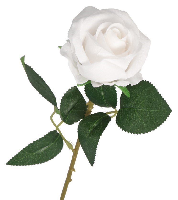 Sztuczne Kwiaty Róże Róża Zamszowa Welurowa 46Cm