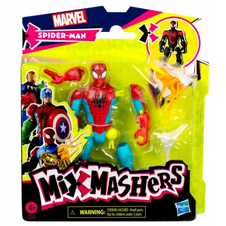 MixMashers Marvel Spider-man figurka 12 cm twórz bohatera Hasbro F9213