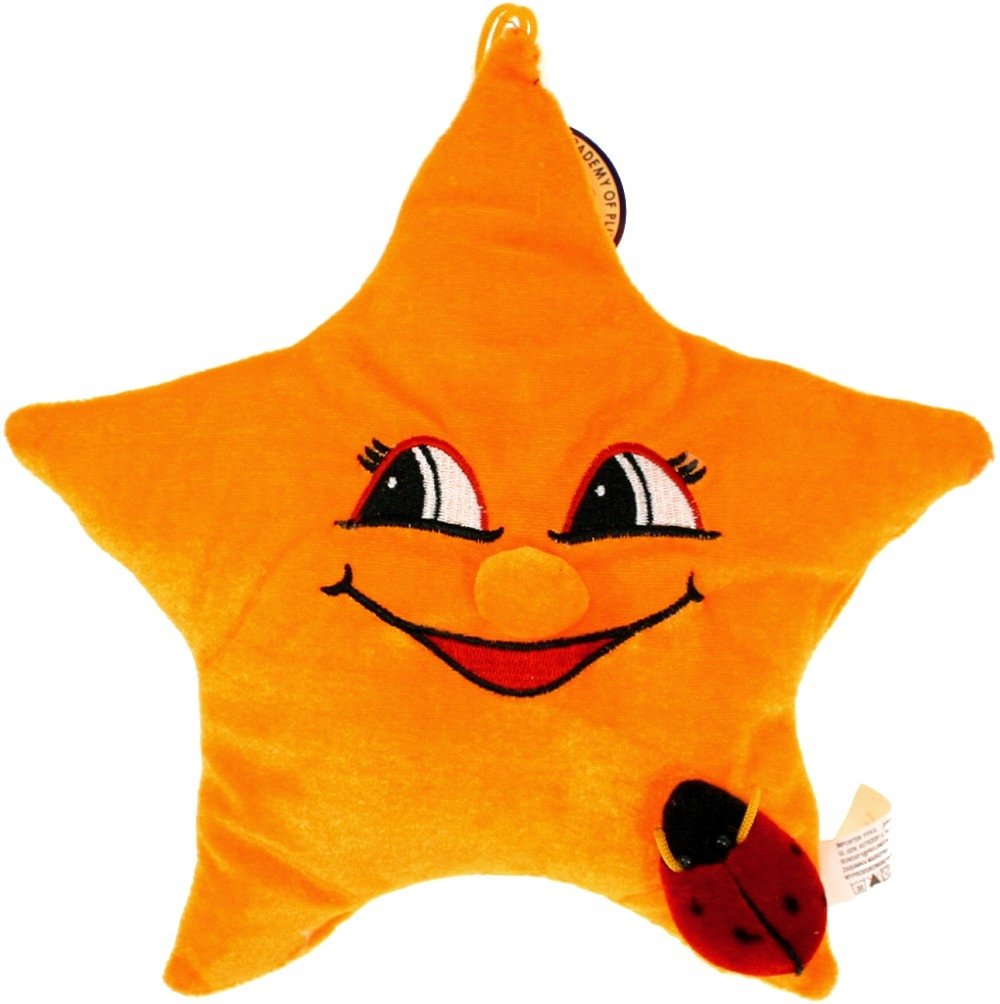 Maskotka Poduszka Gwiazdka z biedronką - 40cm