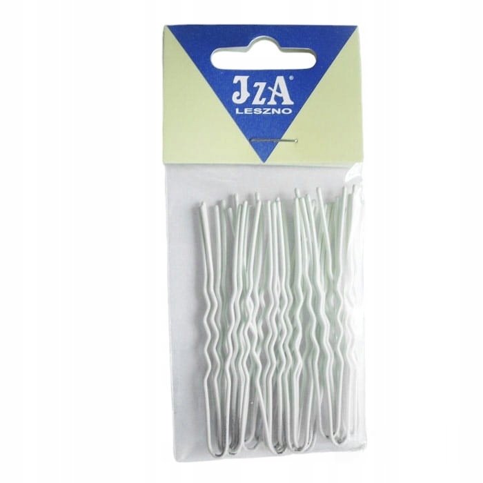 Kokówki / szpilki IZA karbowane BIAŁE 6.5cm 20szt