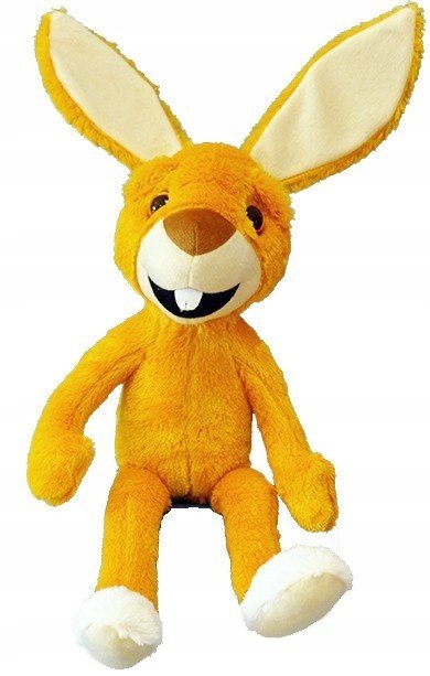Maskotka Królik Uszek żółty Zajączek - 80cm