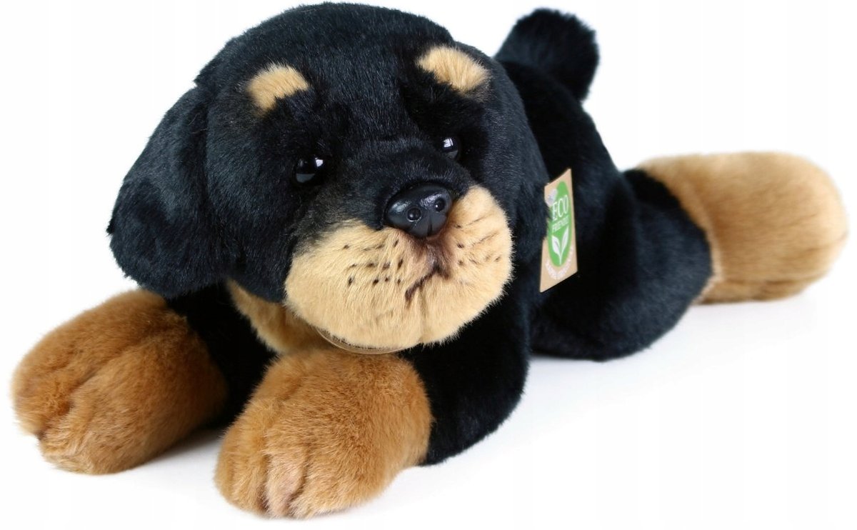 Maskotka Piesek Rottweiler Leżący - 30cm