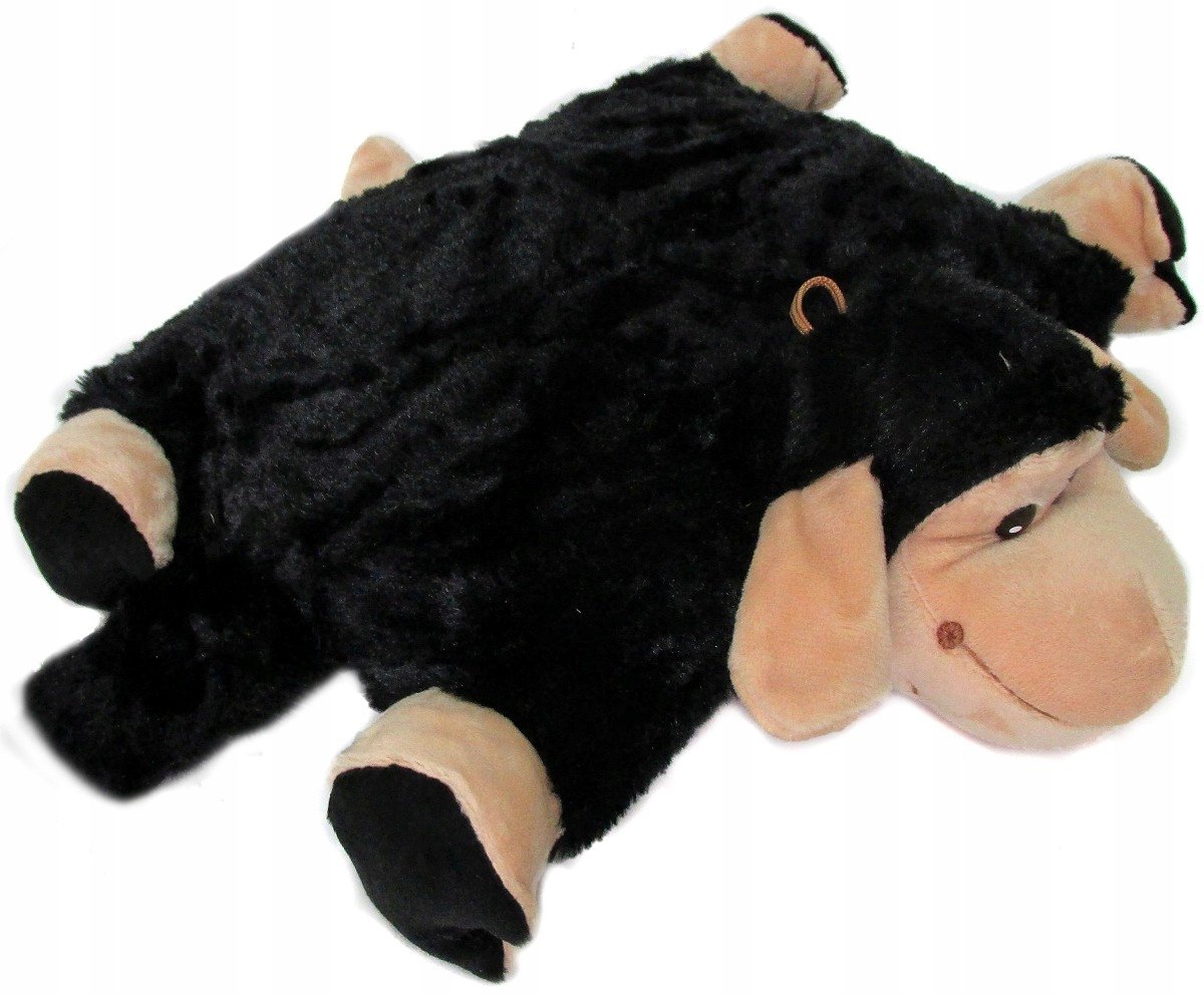 Maskotka Poduszka Składana Owieczka Czarna Owca - 44cm