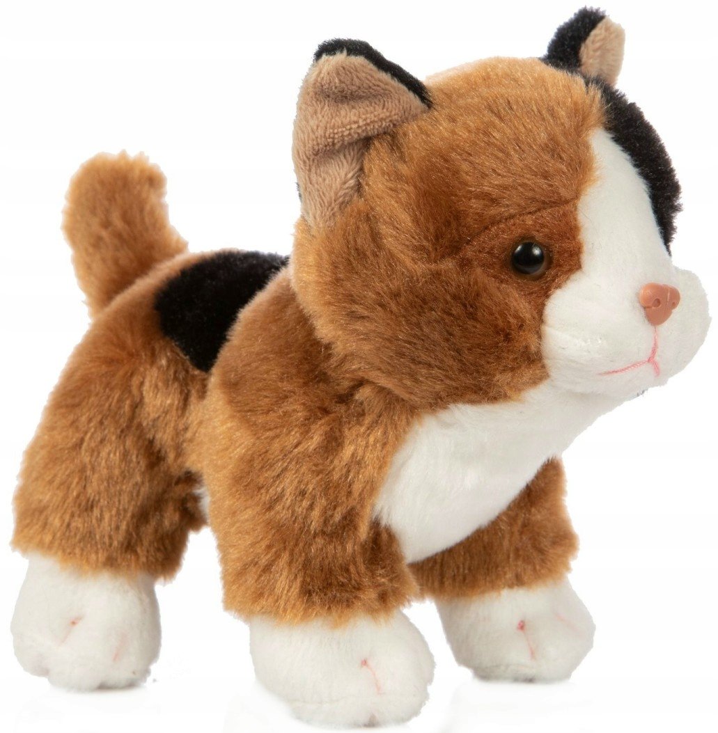 Maskotka Kotek Miau Brązowy Łaciaty - 15cm