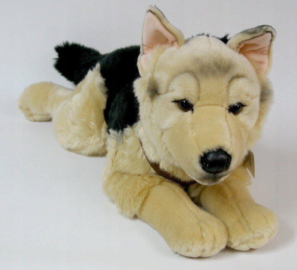 Maskotka Piesek Wilk Owczarek Leżący Wilczur - 61cm