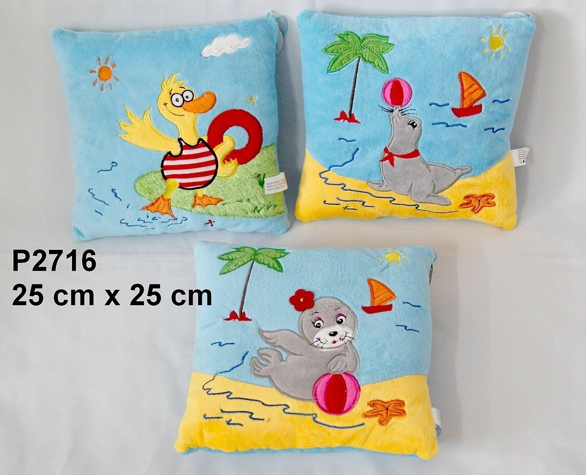 Maskotka Poduszka Kaczka / Foka 3 wzory - 25cm