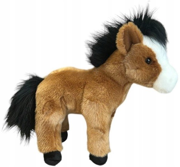 Maskotka Konik Brązowy Koń DUBI - 30cm