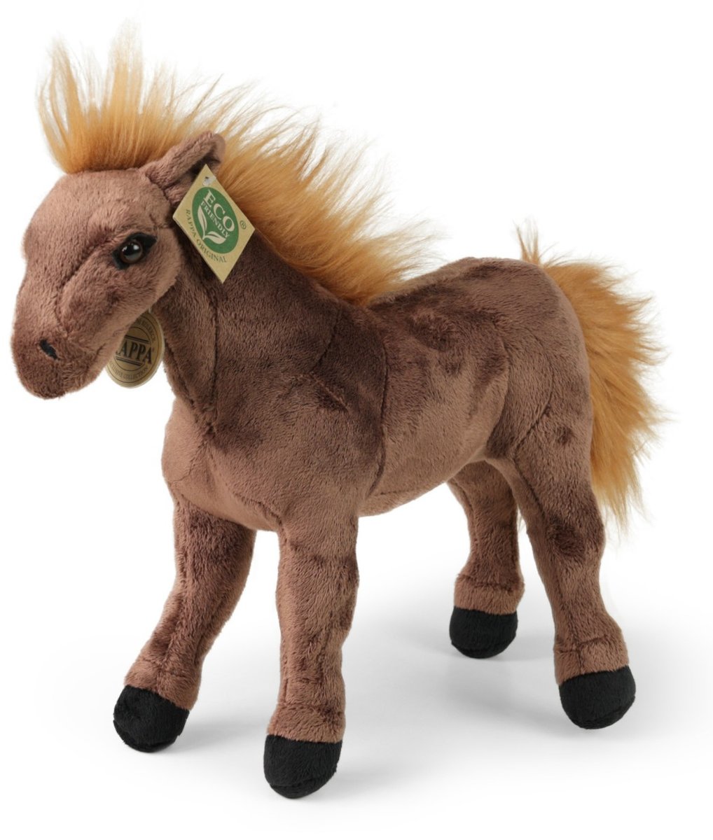 Maskotka Brązowy Konik stojący Koń - 29cm
