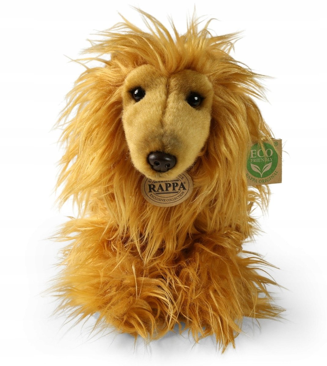 Maskotka Piesek Chart Afgański Leżący - 32cm