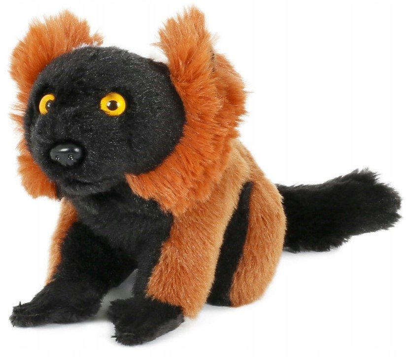 Maskotka Małpka Czerwony Vari Minis - 13cm