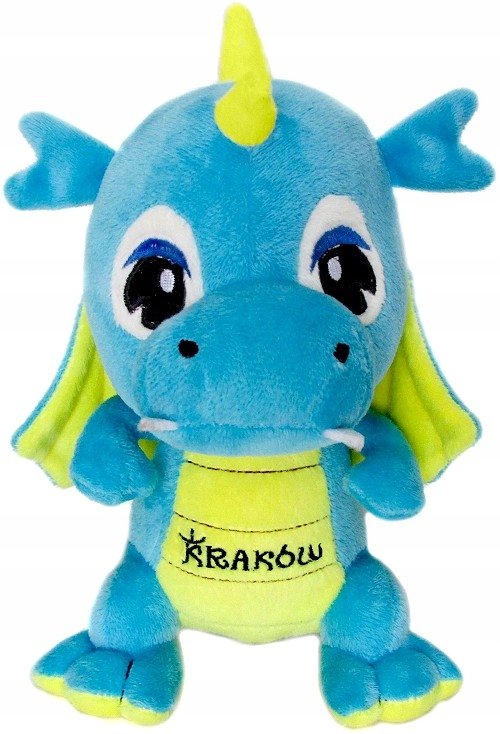 Maskotka Smok Dinozaur Kraków błękitny - 31cm