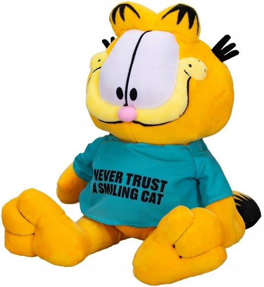 Maskotka Garfield Kotek Never Trust A Smiling Cat - 24cm