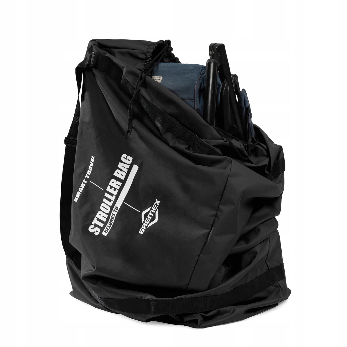 POKROWIEC TRANSPORTOWY OCHRONNY TORBA NA WÓZEK DO SAMOLOTU AUTA CZARNY