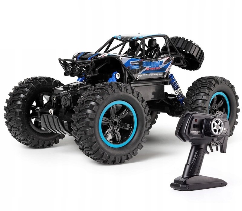 SAMOCHÓD TERENOWY zdalnie sterowany AUTO RC 4X4 ZABAWKA NA PILOTA koła XXL