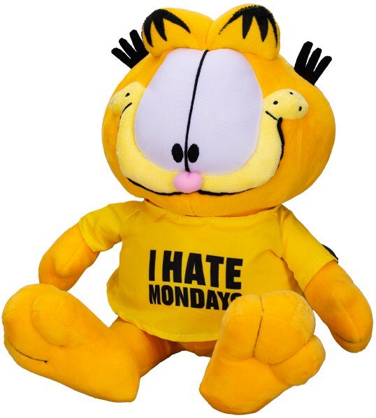 Maskotka Garfield Kotek I Hate Mondays - 24cm