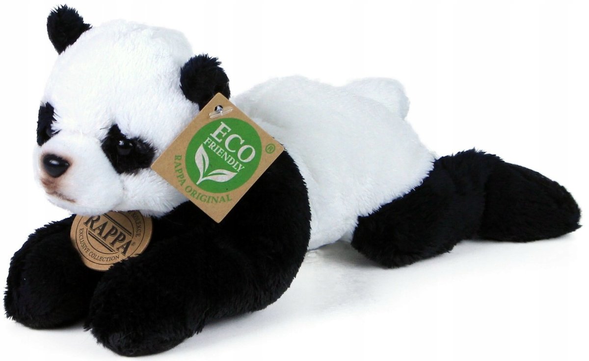 Maskotka Miś Panda Leżąca - 18cm