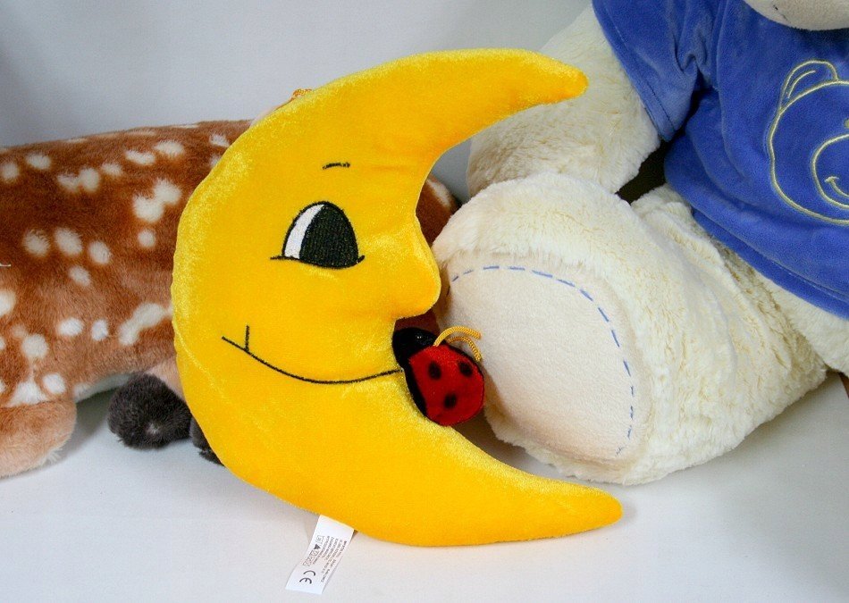 Poduszka Księżyc + Biedronka ŚREDNIA - 27cm