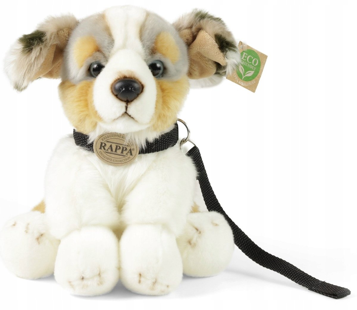 Maskotka Piesek Owczarek Australijski na smyczy - 28cm