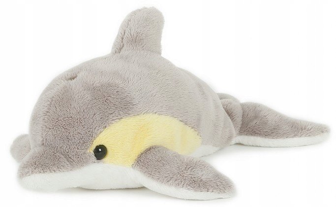 Maskotka Delfin Żółto-Szary - 20cm