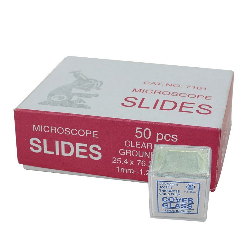 Sagittarius Zestaw szkiełek podstawowych (50 szt.) i nakrywkowych 20x20 (100 szt.)