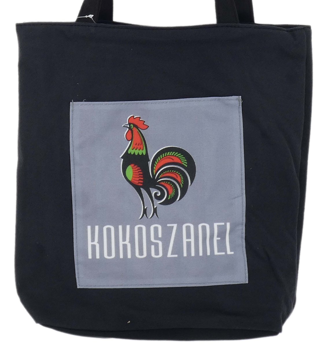 POJEMNA TORBA NA RAMIĘ DO MIASTA SHOPPERKA CZARNA KOKOSZANEL KOGUIK