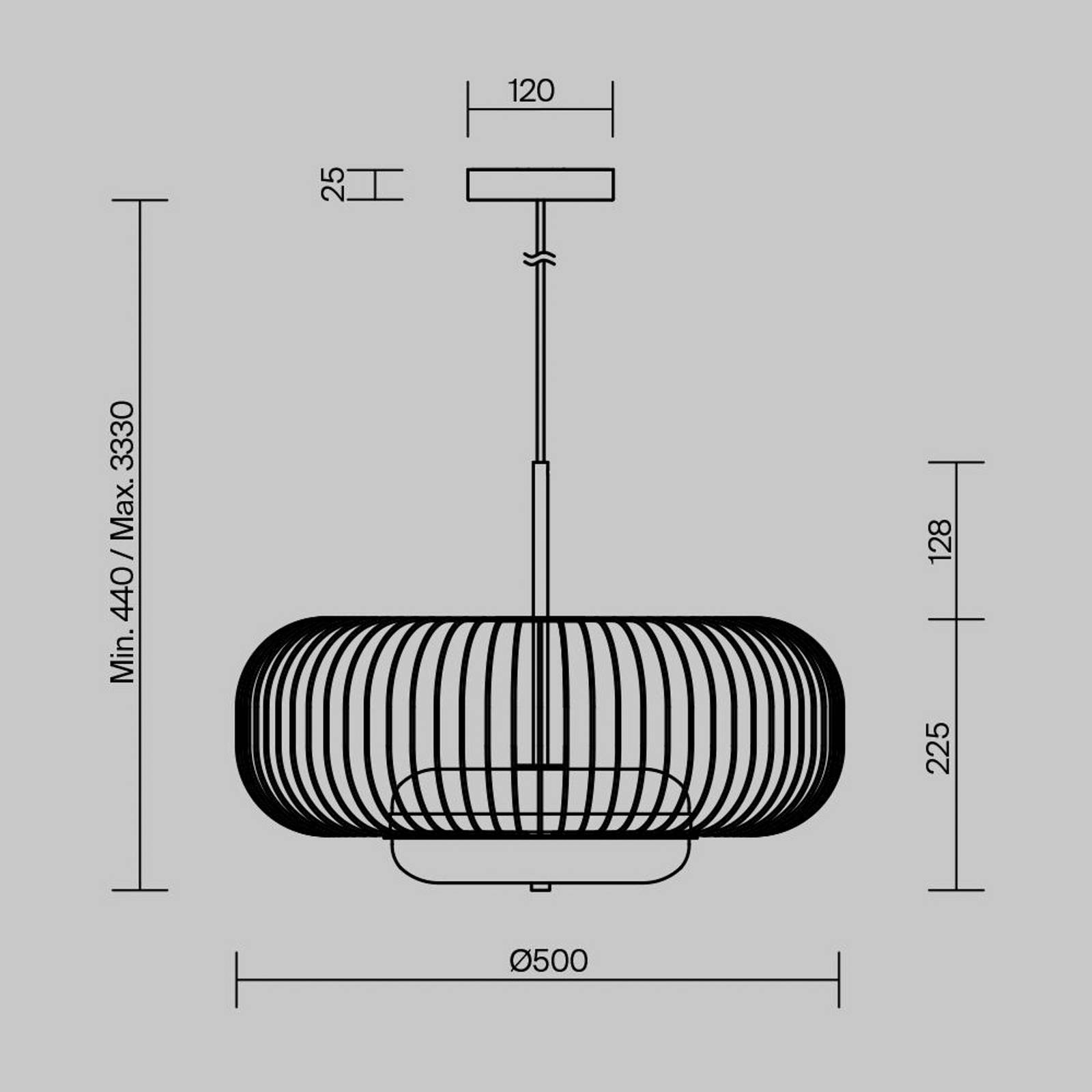 Maytoni Lampa wisząca Levitation, mosiężny / złoty, salon / jadalnia, metal, design