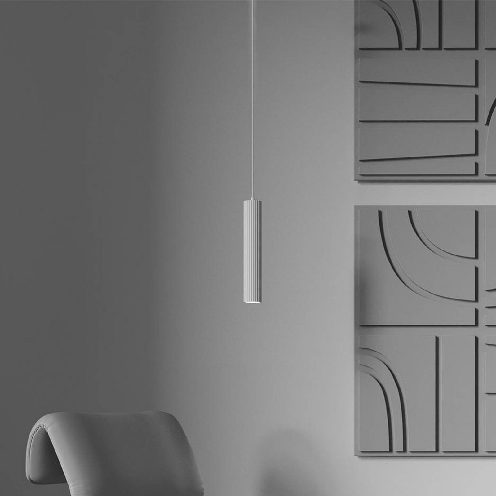 Maytoni Lampa wisząca Calipso, możliwość ściemniania, biały / opal, salon / jadalnia, aluminium, nowoczesny