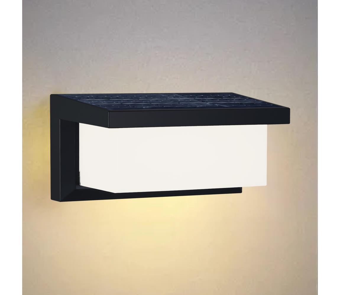 Brilagi - LED Kinkiet solarny z czujnikiem BRICKY LED/5W/6V IP65