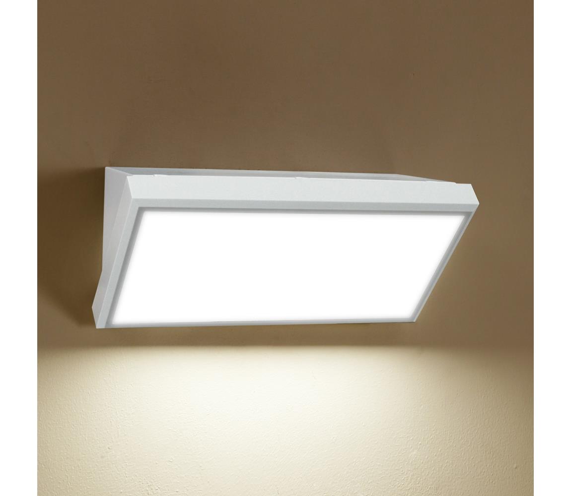Brilagi -LED zewnętrzne naścienne oświet. z czujnikiem TRIANGLE LED/20W/230V biały IP65