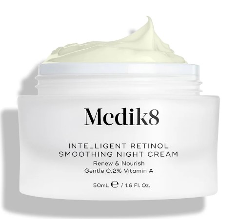 Medik8 Intelligent Retinol smoothing Night Cream Odżywczy Krem Regenerujący z Witaminą A na Noc 50ml