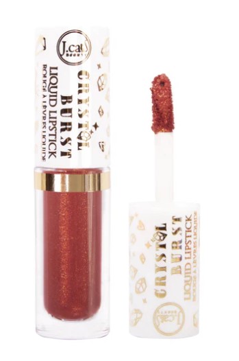 J.Cat Crystal Burst Matowa Pomadka w Płynie 105 Metallic Berry