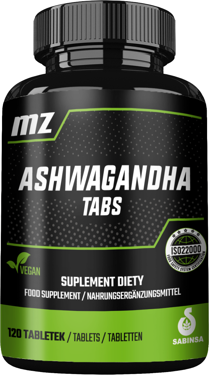 MZ-STORE ASHWAGANDHA ŻEŃ-SZEŃ INDYJSKI 120 TABLETEK