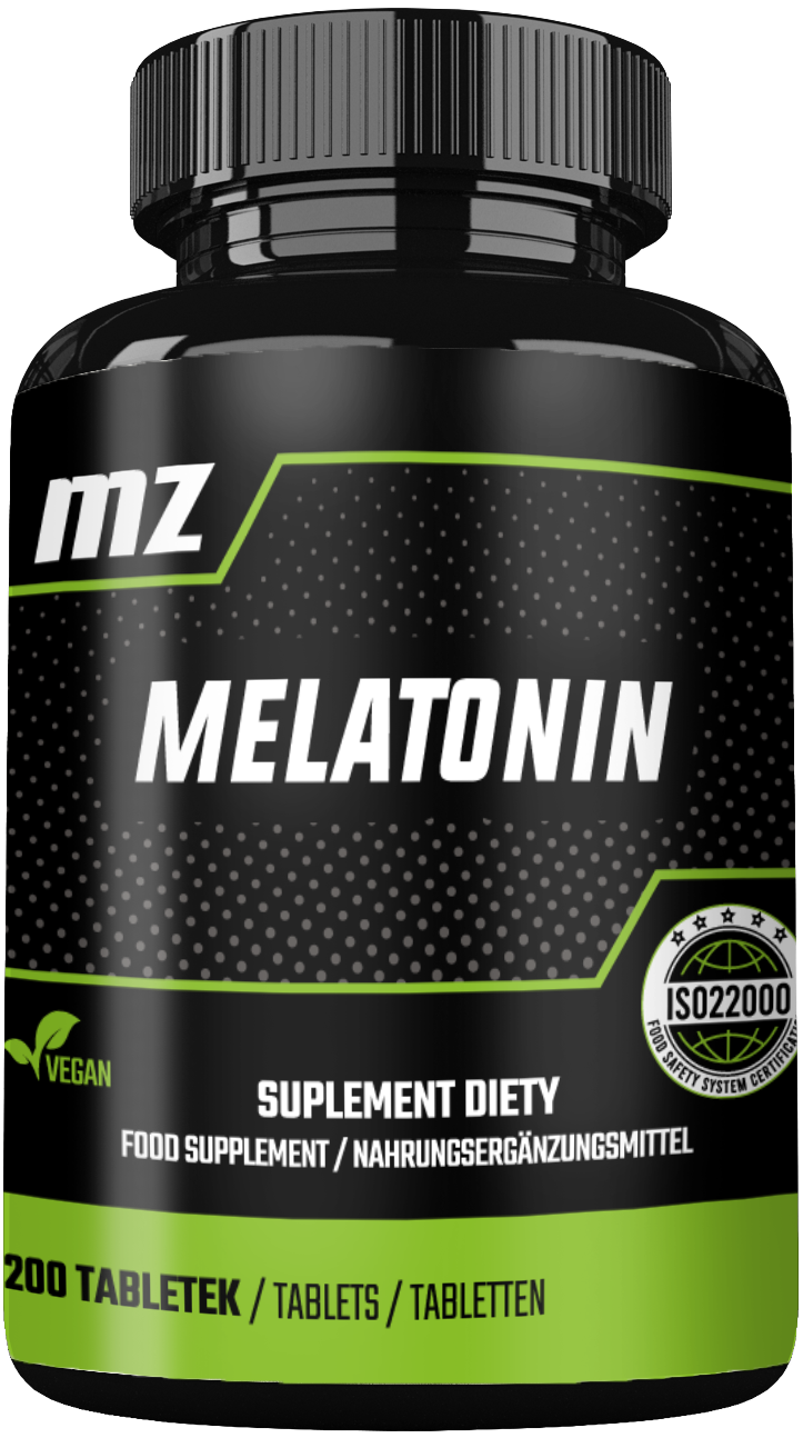 MZ-STORE MELATONIN 1MG MELATONINA 200 TABLETEK
