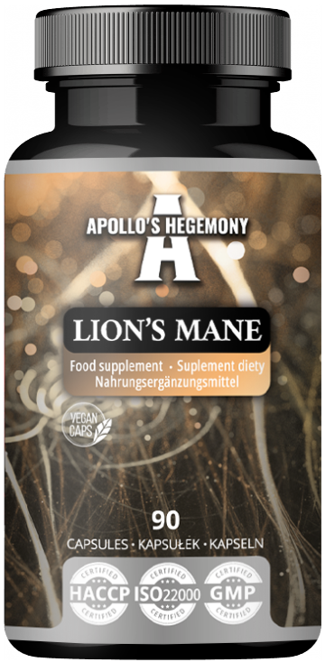 APOLLO'S HEGEMONY LION'S MANE SOPLÓWKA JEŻOWATA 90 KAPSUŁEK
