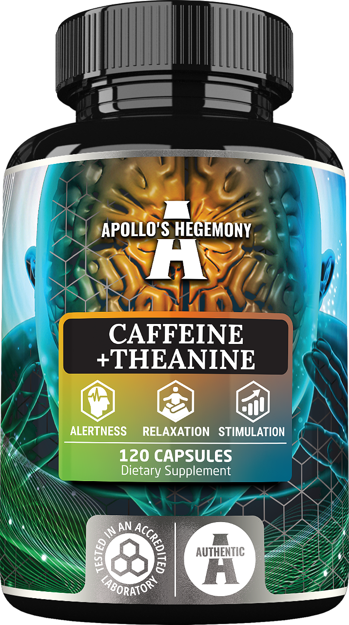 APOLLO'S HEGEMONY CAFFEINE + THEANINE KOFEINA Z TEANINĄ 120 KAPSUŁEK