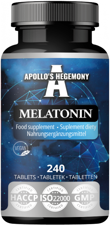 APOLLO'S HEGEMONY MELATONIN MELATONINA 240 TABLETEK