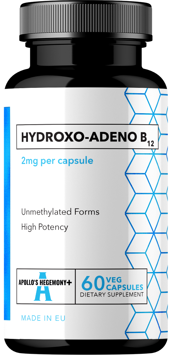 APOLLO'S HEGEMONY+ HYDROXO-ADENO B12 60 KAPSUŁEK