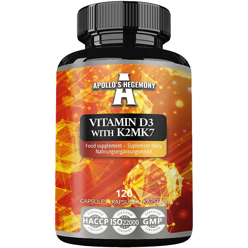 APOLLO'S HEGEMONY VITAMIN D3 & K2 MK-7 120 KAPSUŁEK