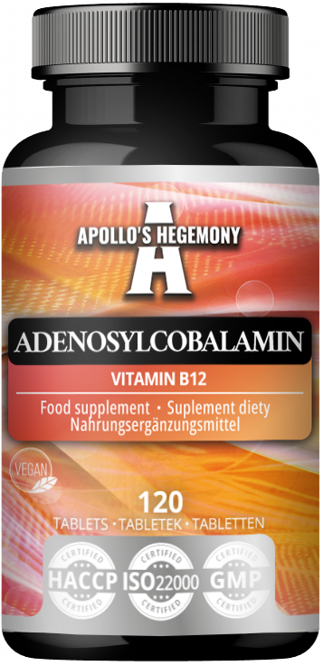 APOLLO'S HEGEMONY ADENOSYLCOBALAMIN WITAMINA B12 120 TABLETEK