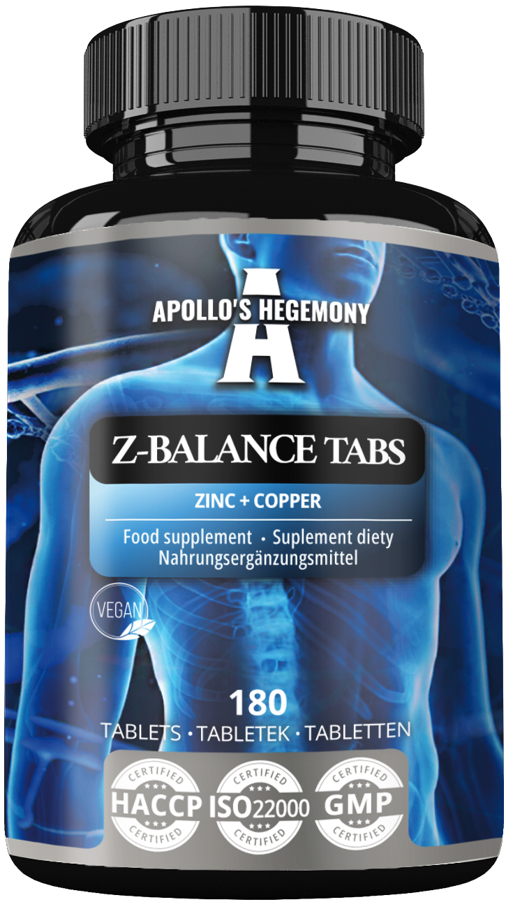 APOLLO'S HEGEMONY Z-BALANCE CYNK + MIEDŹ 180 TABLETEK