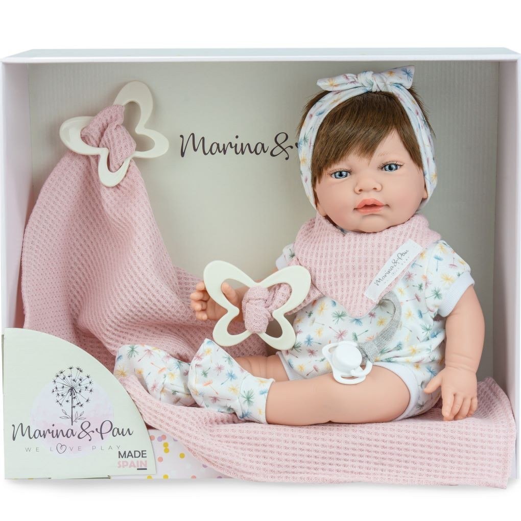 Lalka Sweet Baby Farfalla z kocykiem Marina & pau 728