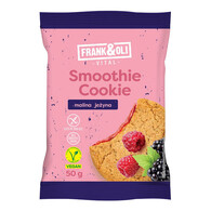 Smoothie Cookie - Ciastko owsiane z nadzieniem z malin i jeżyn 50 g, Frank&Oli