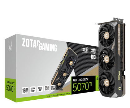 Zotac GeForce RTX 5070 Ti Solid Core OC 16GB GDDR7 DLSS4 ZT-B50710J2-10P