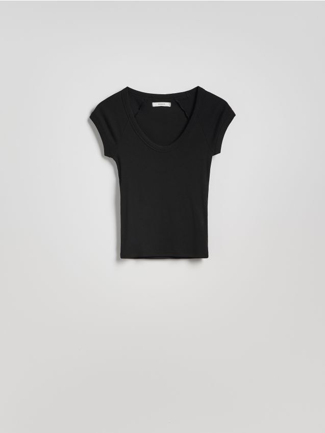Reserved - T-shirt slim fit - czarny