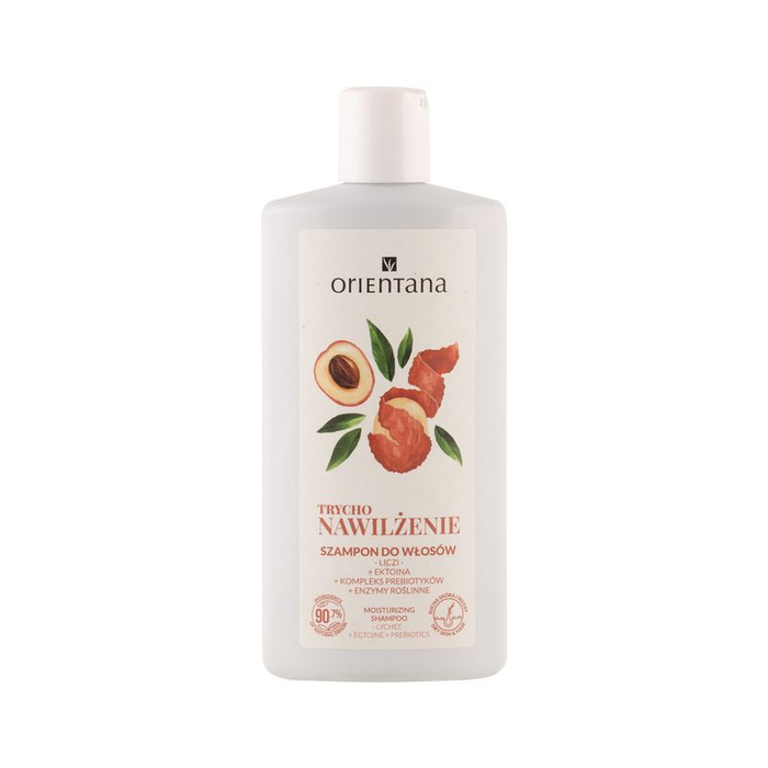 Orientana Szampon Trycho NAWILŻENIE Liczi Ektoina Kompleks prebiotyków, 200 ml