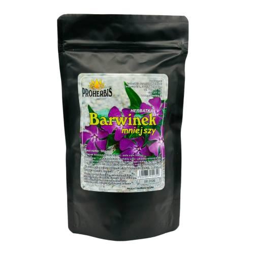 Barwinek mniejszy 100 % ziele cięte 50 g naturalna herbatka zdrowotna